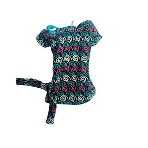 Monster High Lagoona Blue Classroom Mad Science Top G1 2011 Doll Shirt